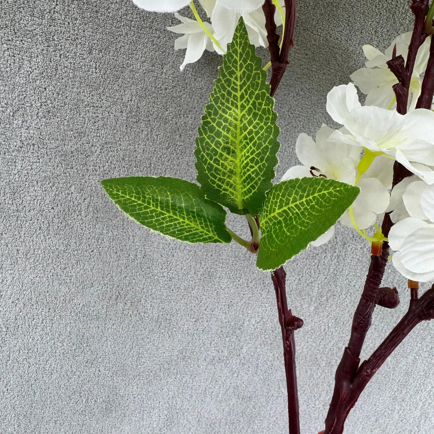 Ivory Silk New Pastoral Large Cherry Blossom Branch RosesHQ.com