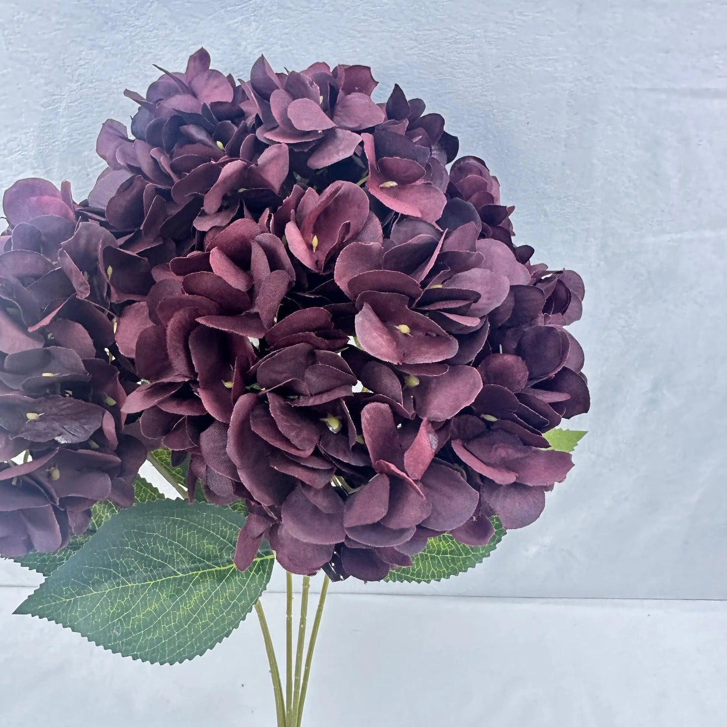 Red Silk French Hydrangea Bush - 5 Heads RosesHQ.com