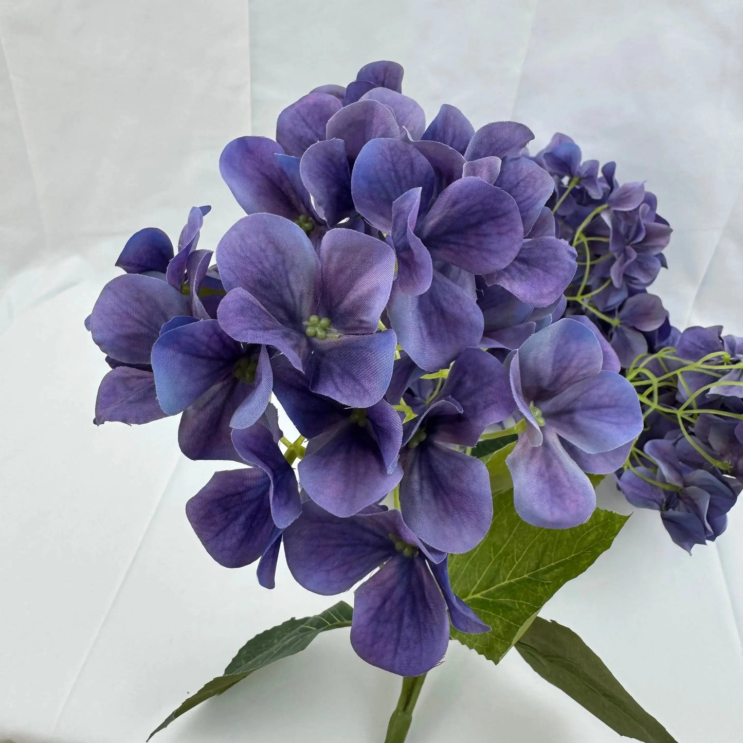 Purple Silk 3D Hydrangea Bush - 5 Heads RosesHQ.com