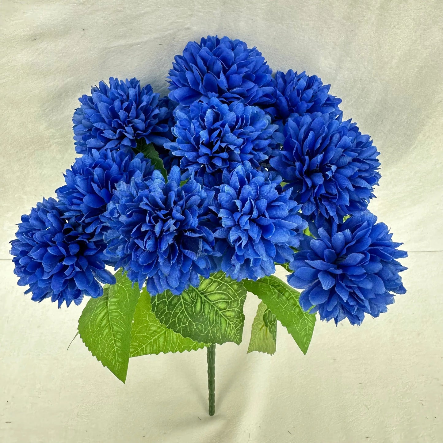 Blue Silk Autumn Chrysanthemum Bush - 12 Heads RosesHQ.com