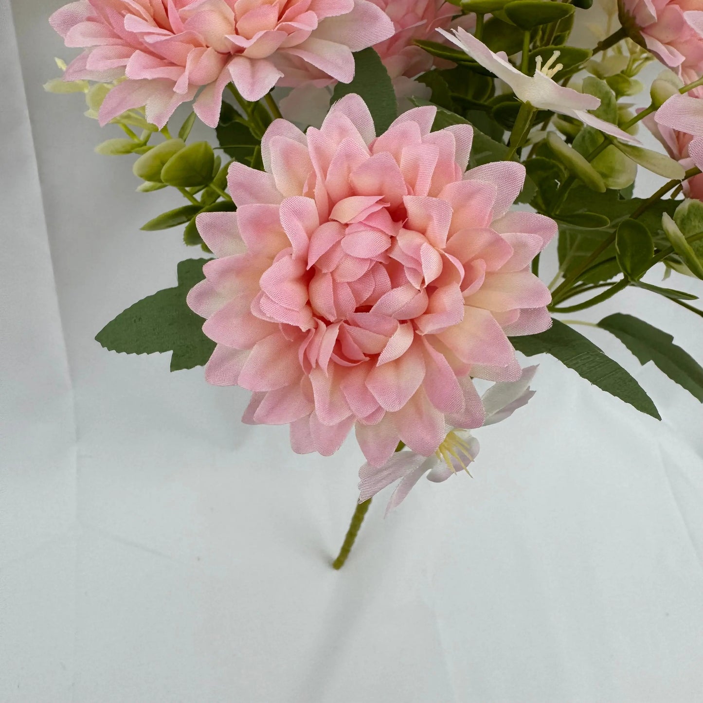 Pink Silk Dahlia Bush - 7 Heads RosesHQ.com
