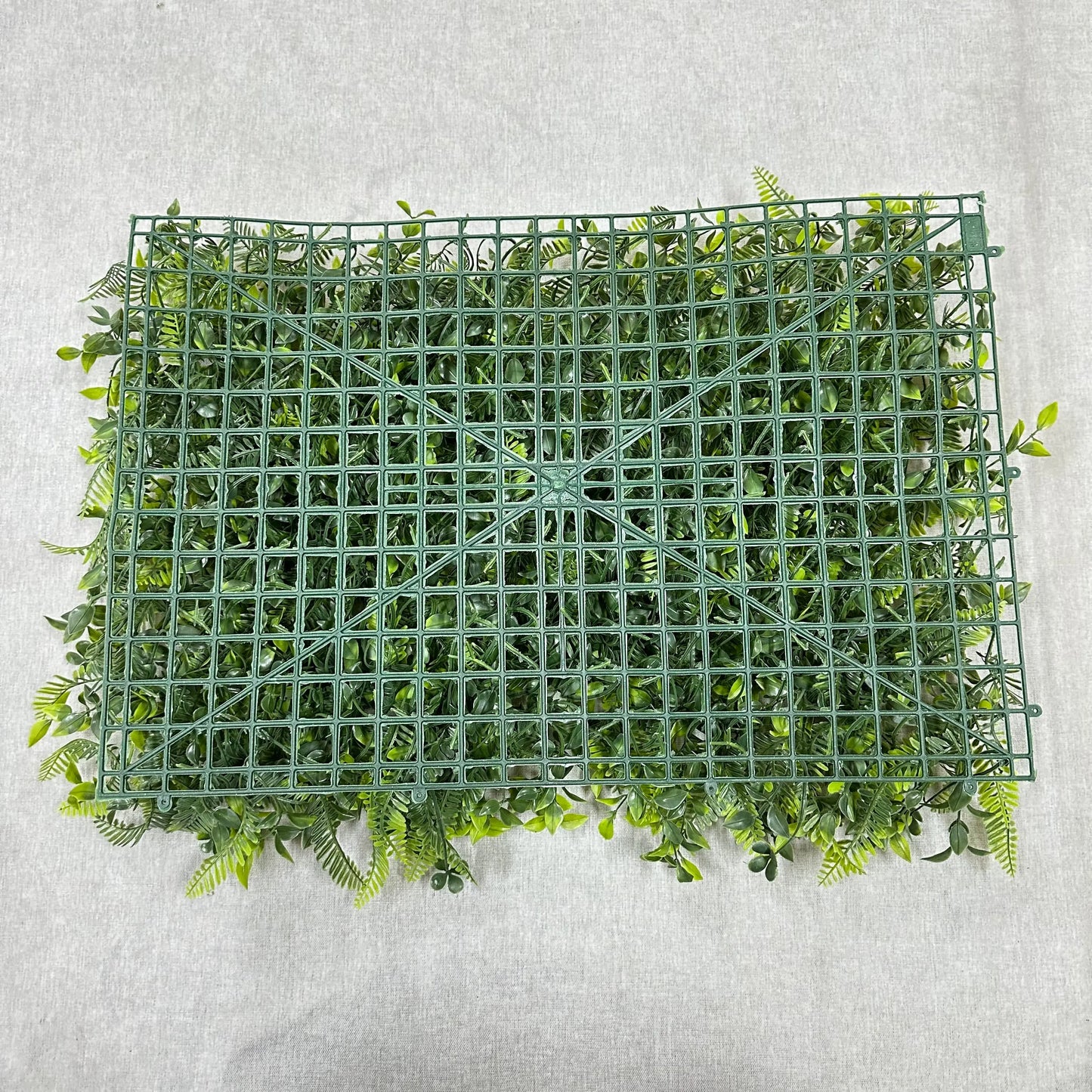 Mixed Green Artificial Grass Wall Panel 3-Style 40x60cm RosesHQ.com