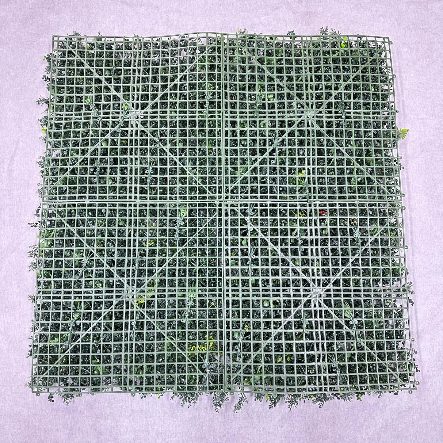 Artificial Plant Wall Green Panel No.5 100x100cm RosesHQ.com