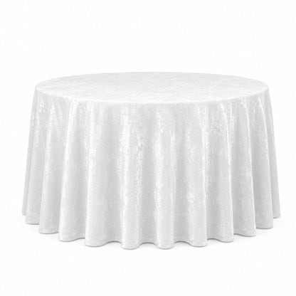 Crushed Velvet Table Cloth 120" Round