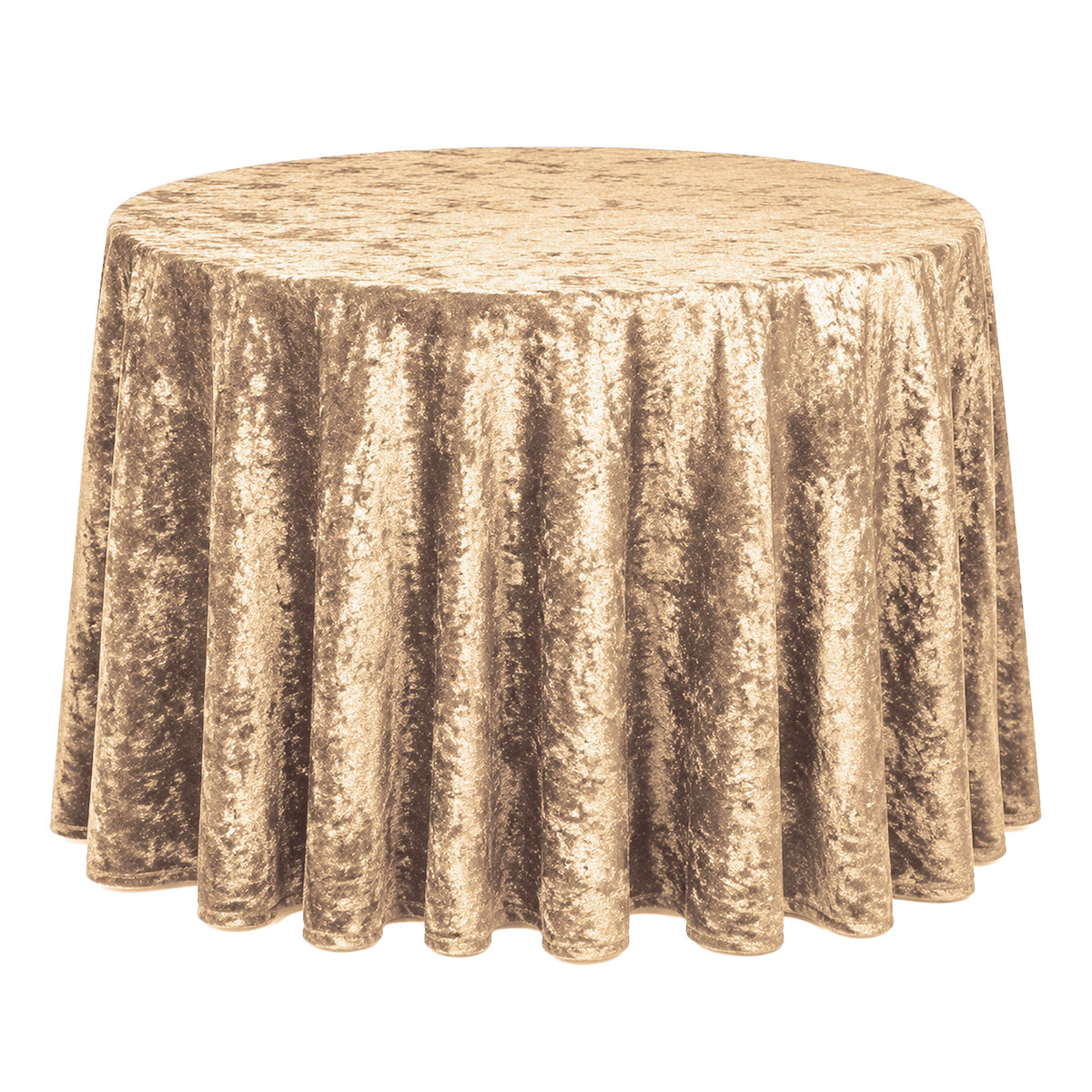 Crushed Velvet Table Cloth 120" Round
