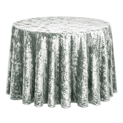 Crushed Velvet Table Cloth 120" Round