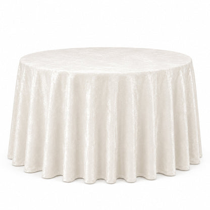 Crushed Velvet Table Cloth 120" Round