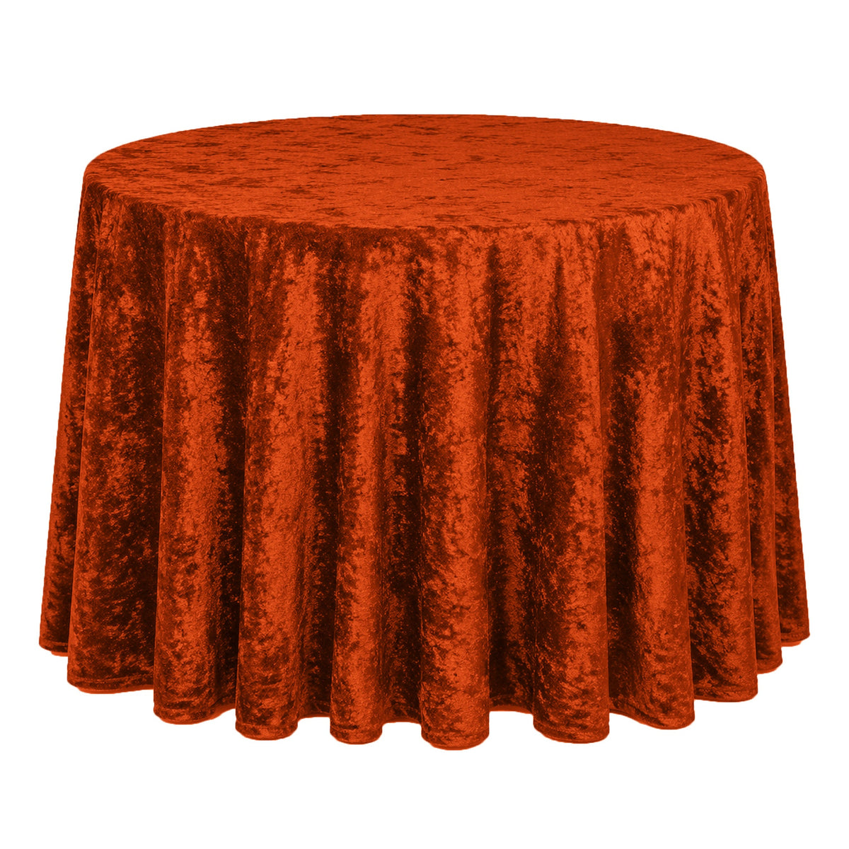 Crushed Velvet Table Cloth 120" Round