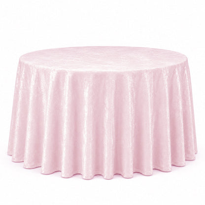 Crushed Velvet Table Cloth 120" Round