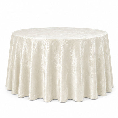 Crushed Velvet Table Cloth 120" Round