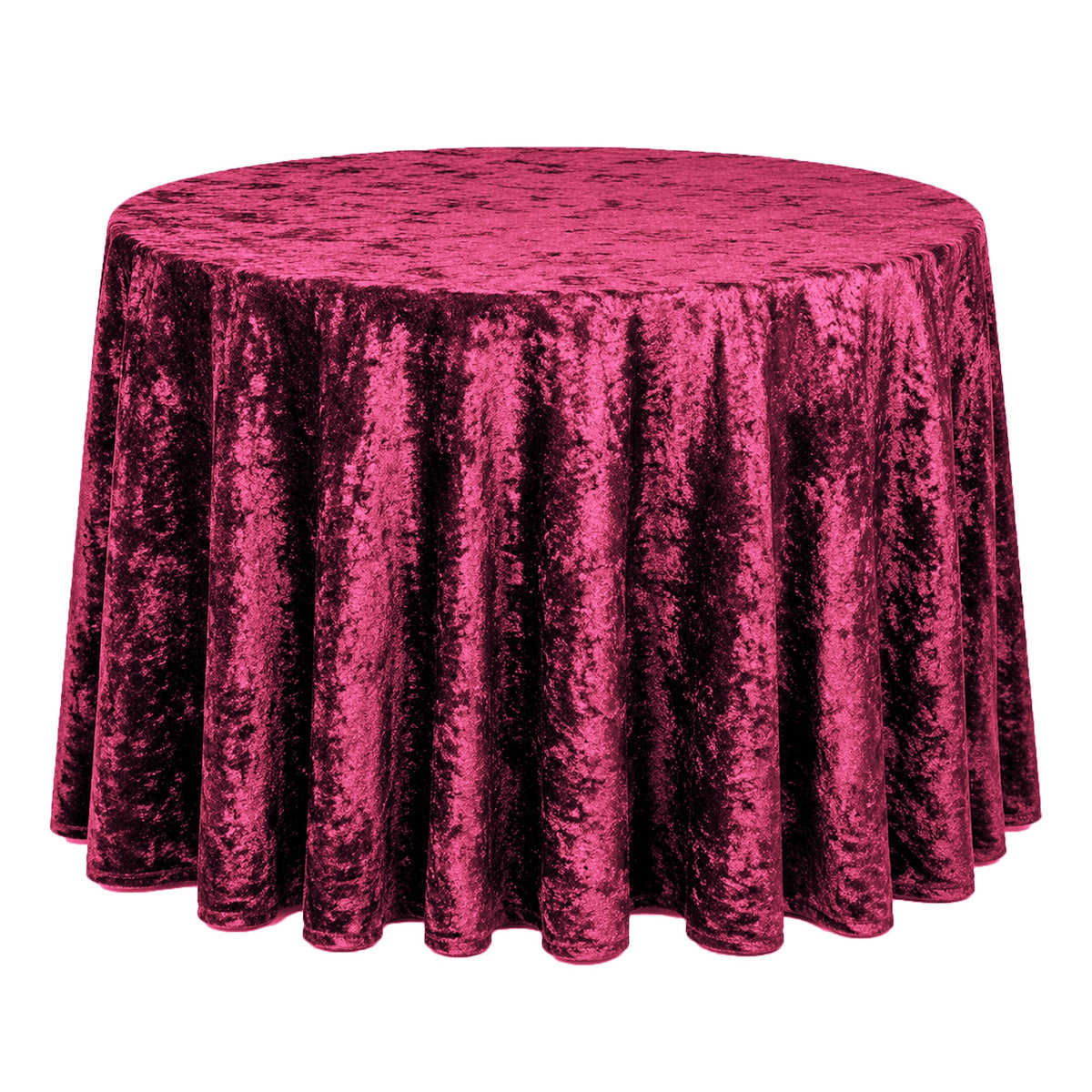 Crushed Velvet Table Cloth 120" Round