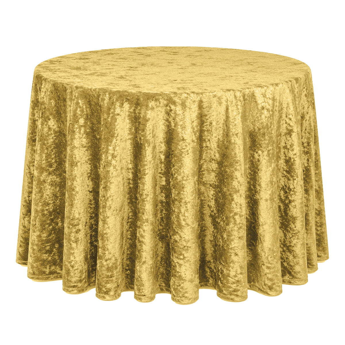 Crushed Velvet Table Cloth 120" Round