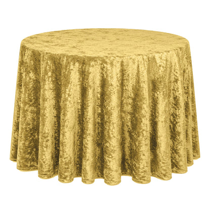Crushed Velvet Table Cloth 120" Round