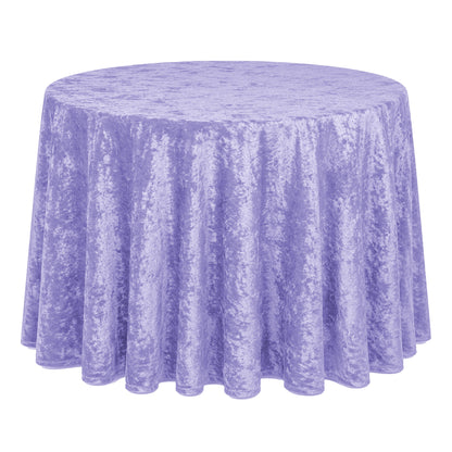 Crushed Velvet Table Cloth 120" Round