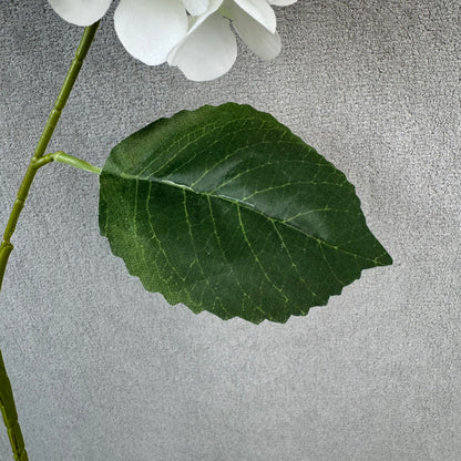 White Silk Pagoda Hydrangea Spray - 3 Heads