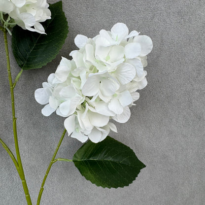 White Silk Pagoda Hydrangea Spray - 3 Heads