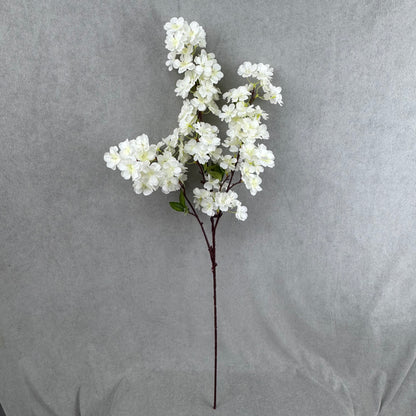 Ivory Silk New Pastoral Large Cherry Blossom Branch