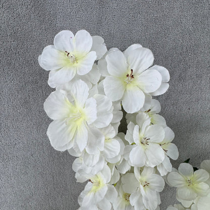 Ivory Silk New Pastoral Large Cherry Blossom Branch