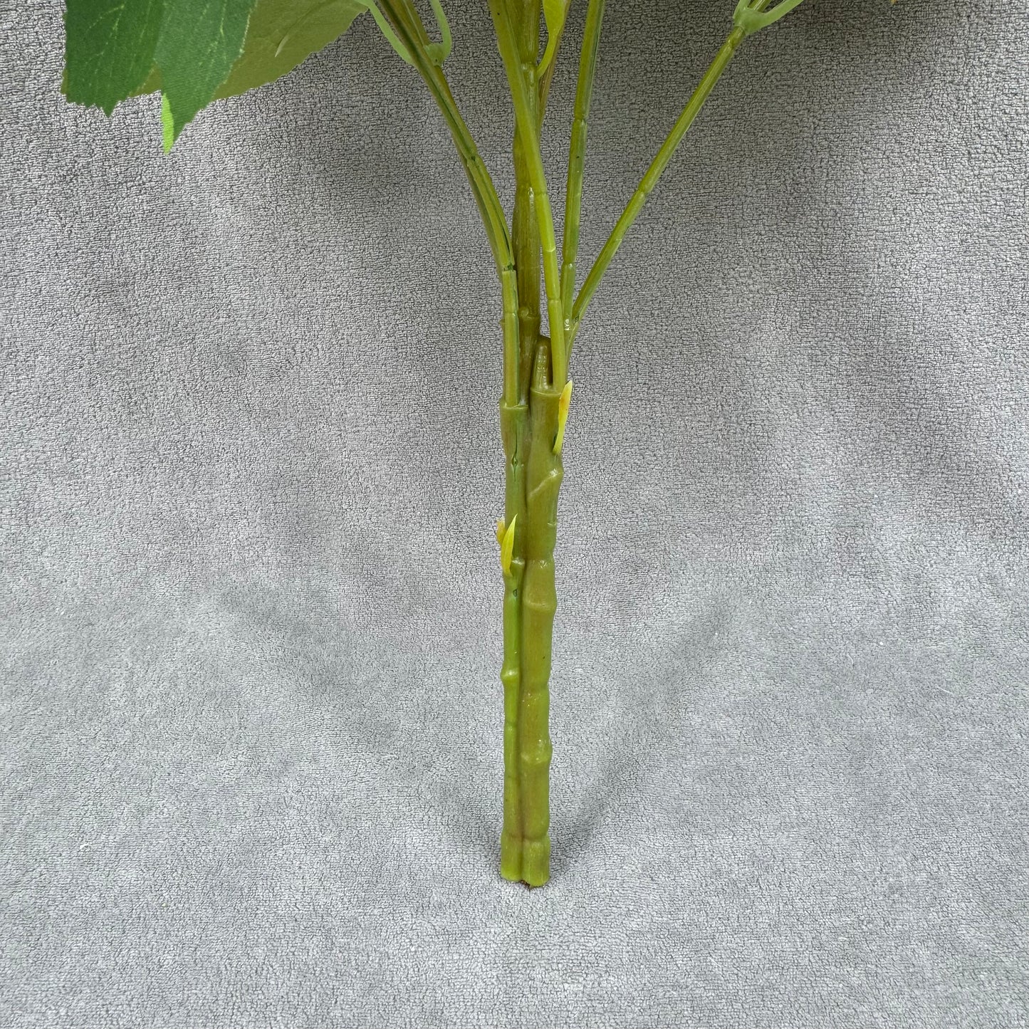 Ivory Silk Golden Ball Bush - 7 Heads