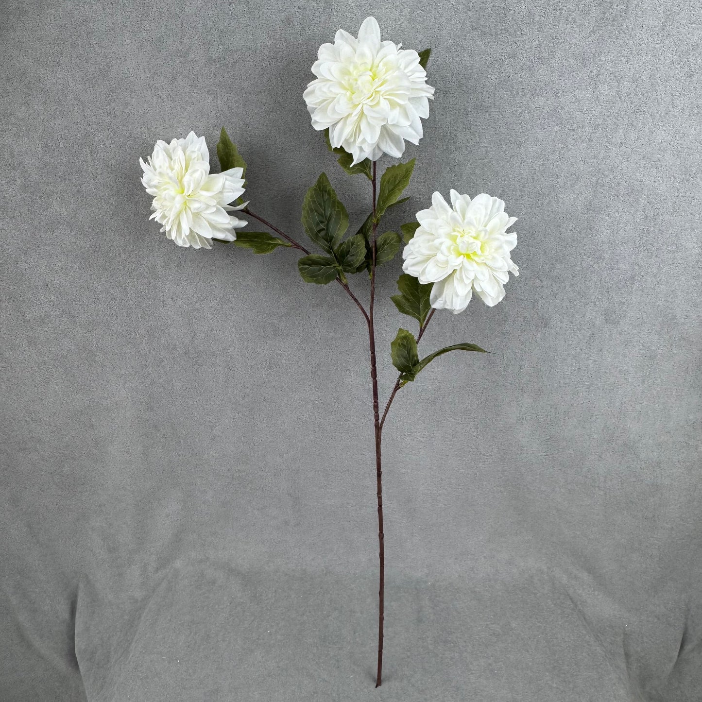 Ivory Silk Dahlia Spray - 3 Heads