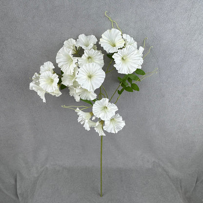 Ivory Silk Morning Glory Spray