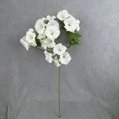 Ivory Silk Morning Glory Spray