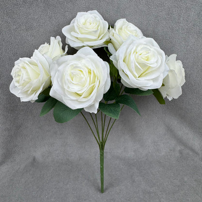 Ivory Silk Happiness Rose Bush - 7 Heads