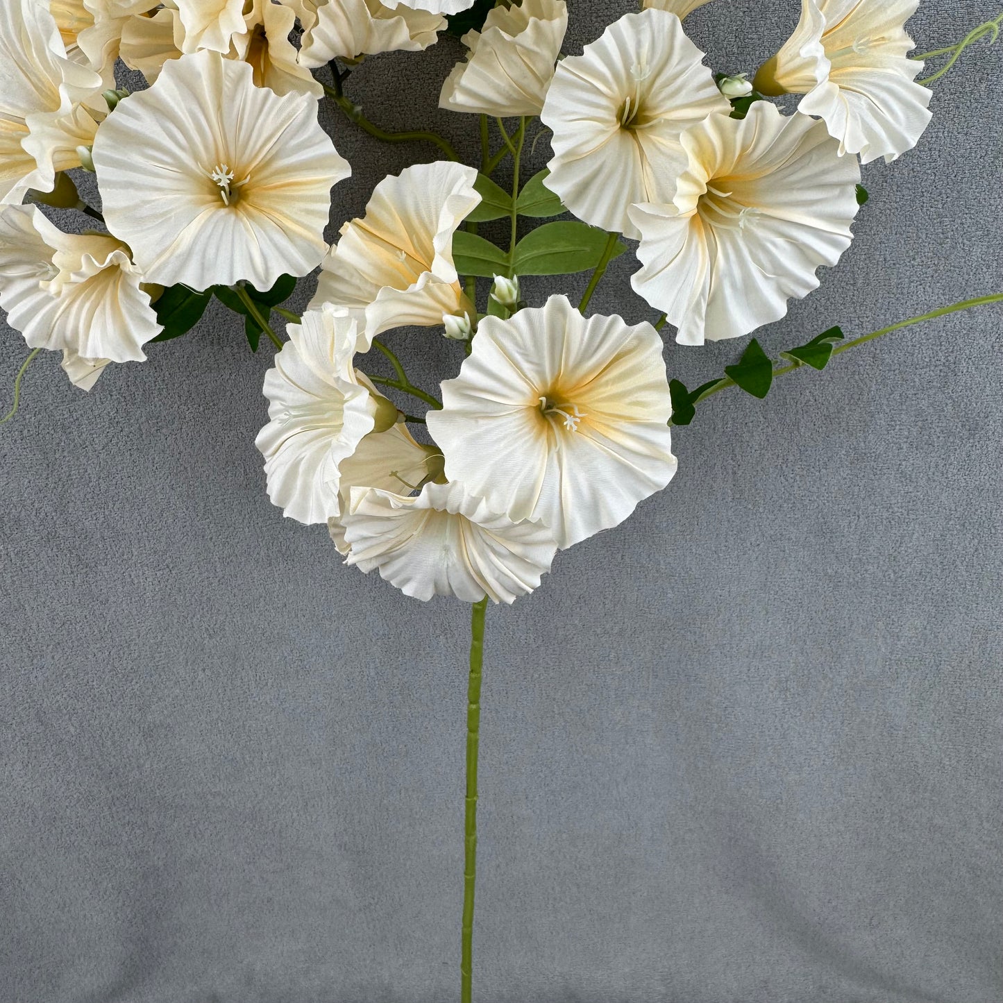 Champagne Silk Morning Glory Spray