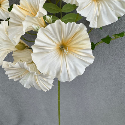 Champagne Silk Morning Glory Spray