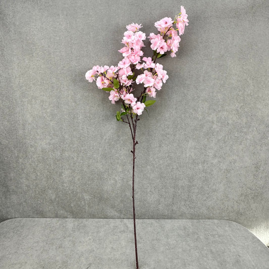Pink Silk New Pastoral Large Cherry Blossom Branch