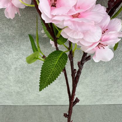 Pink Silk New Pastoral Large Cherry Blossom Branch