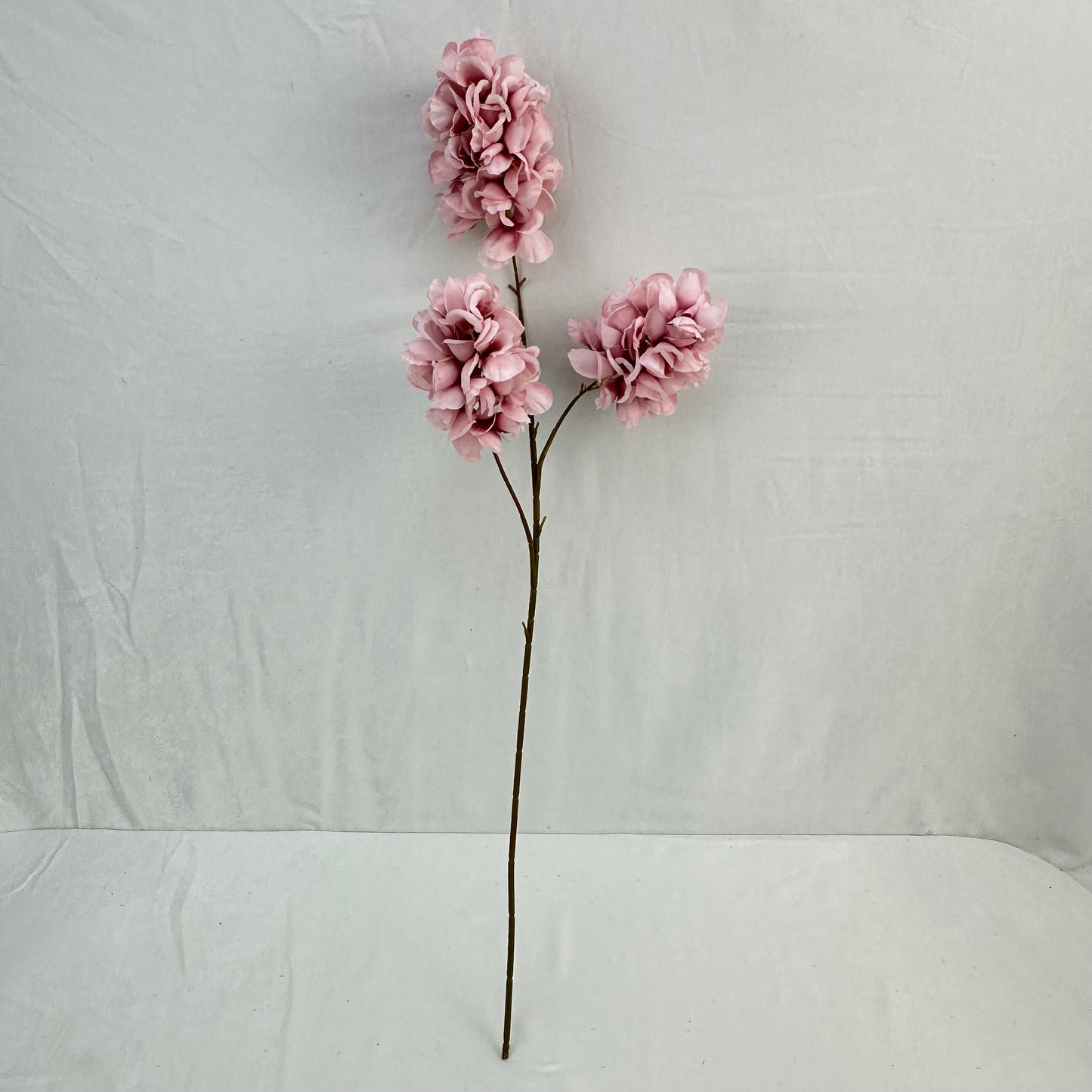 Pink Silk Golden Bell Narcissus Spray - 3 Heads
