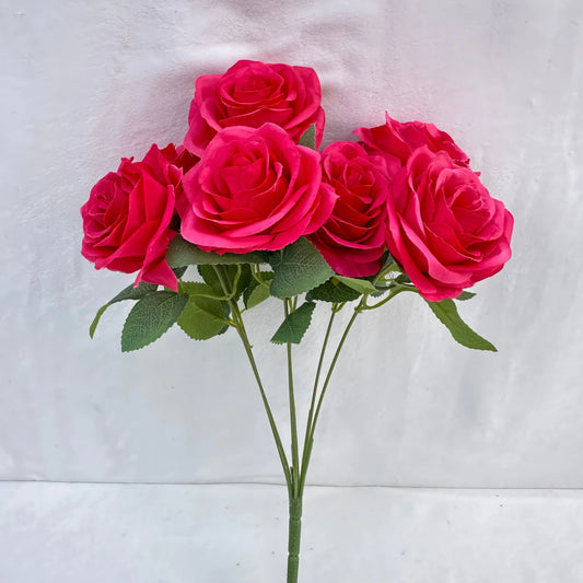 Pink Silk Happiness Rose Bush - 7 Heads RosesHQ.com