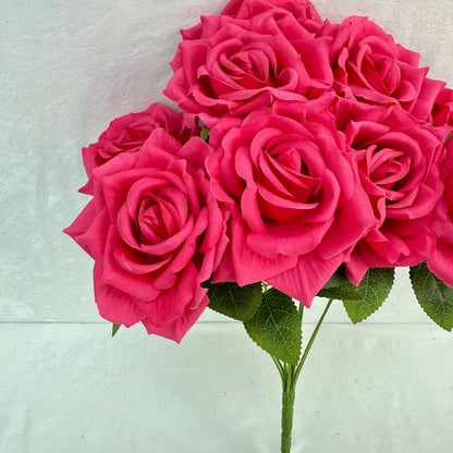 Pink Silk Fruit Rose Bush - 9 Heads RosesHQ.com
