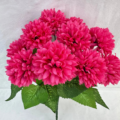 Pink Silk Autumn Chrysanthemum Bush - 12 Heads RosesHQ.com