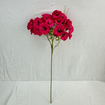 Pink Silk Morning Glory Spray