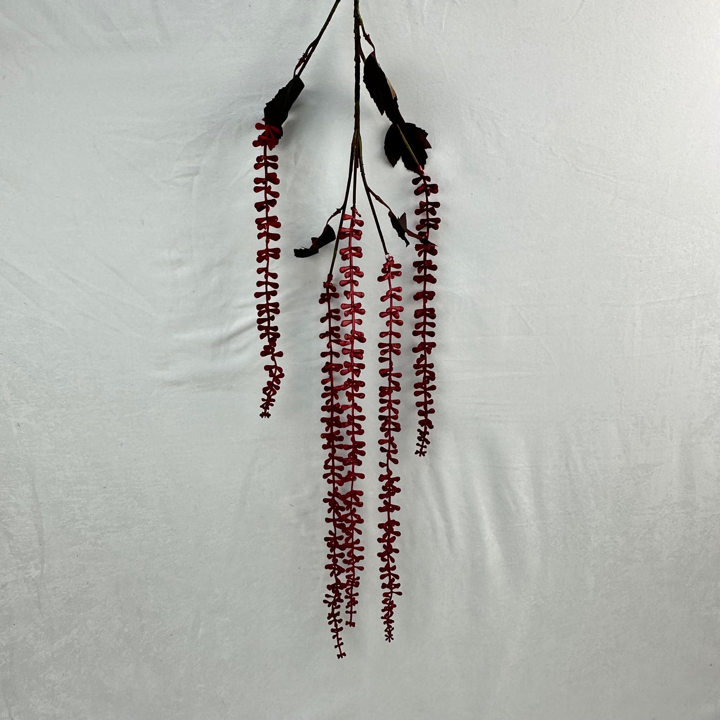 Red Real Touch Buddha Beads Stem