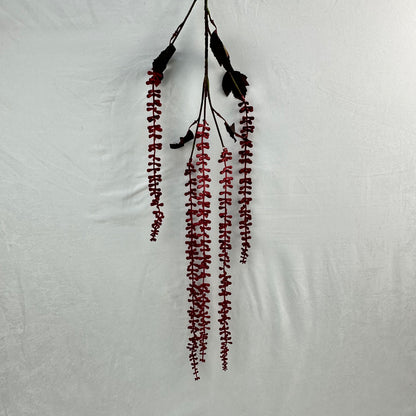 Red Real Touch Buddha Beads Stem