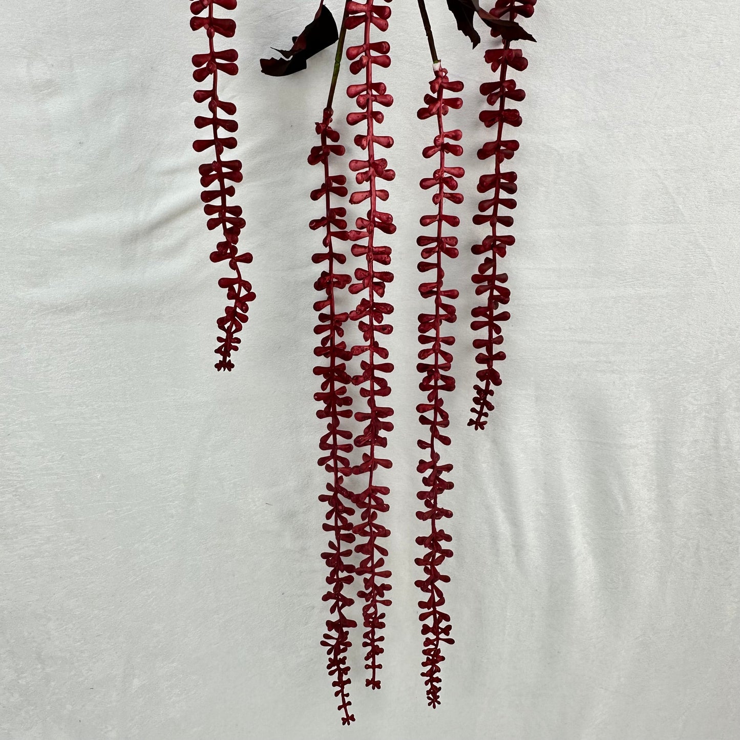 Red Real Touch Buddha Beads Stem