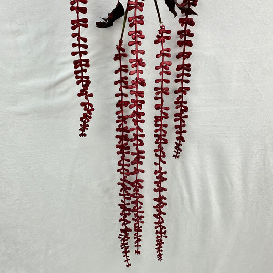 Red Real Touch Buddha Beads Stem