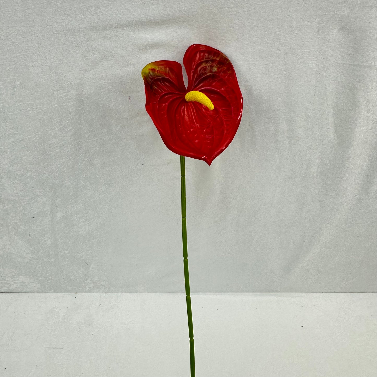 Red Real Touch Anthurium Stem
