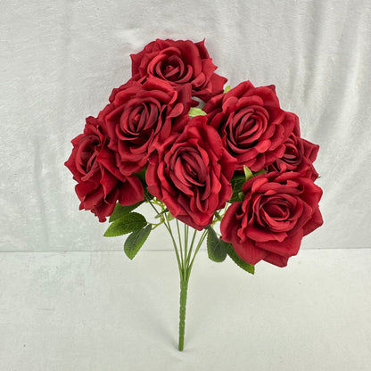 Red Silk Fruit Rose Bush - 9 Heads
