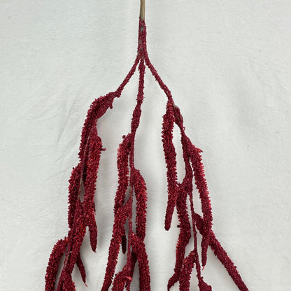 Red Silk Amaranthus Stem