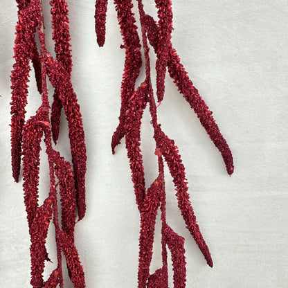 Red Silk Amaranthus Stem