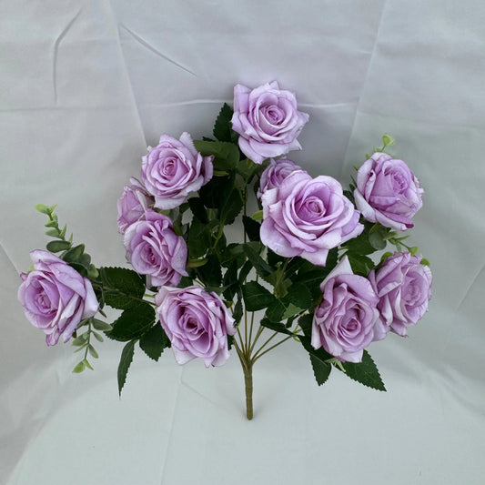 Lavender Silk Wedding Rose Bush - 11 Heads RosesHQ.com