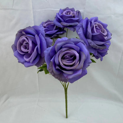 Lilac Silk Star Moon Rose Bush - 7 Heads RosesHQ.com