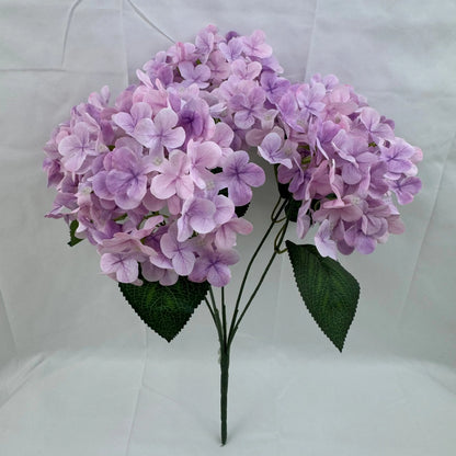 Lilac Silk 3D Hydrangea Bush - 5 Heads RosesHQ.com