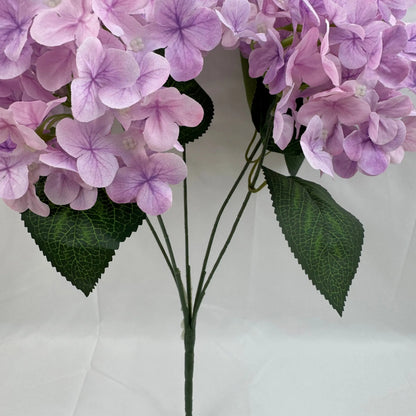 Lilac Silk 3D Hydrangea Bush - 5 Heads RosesHQ.com