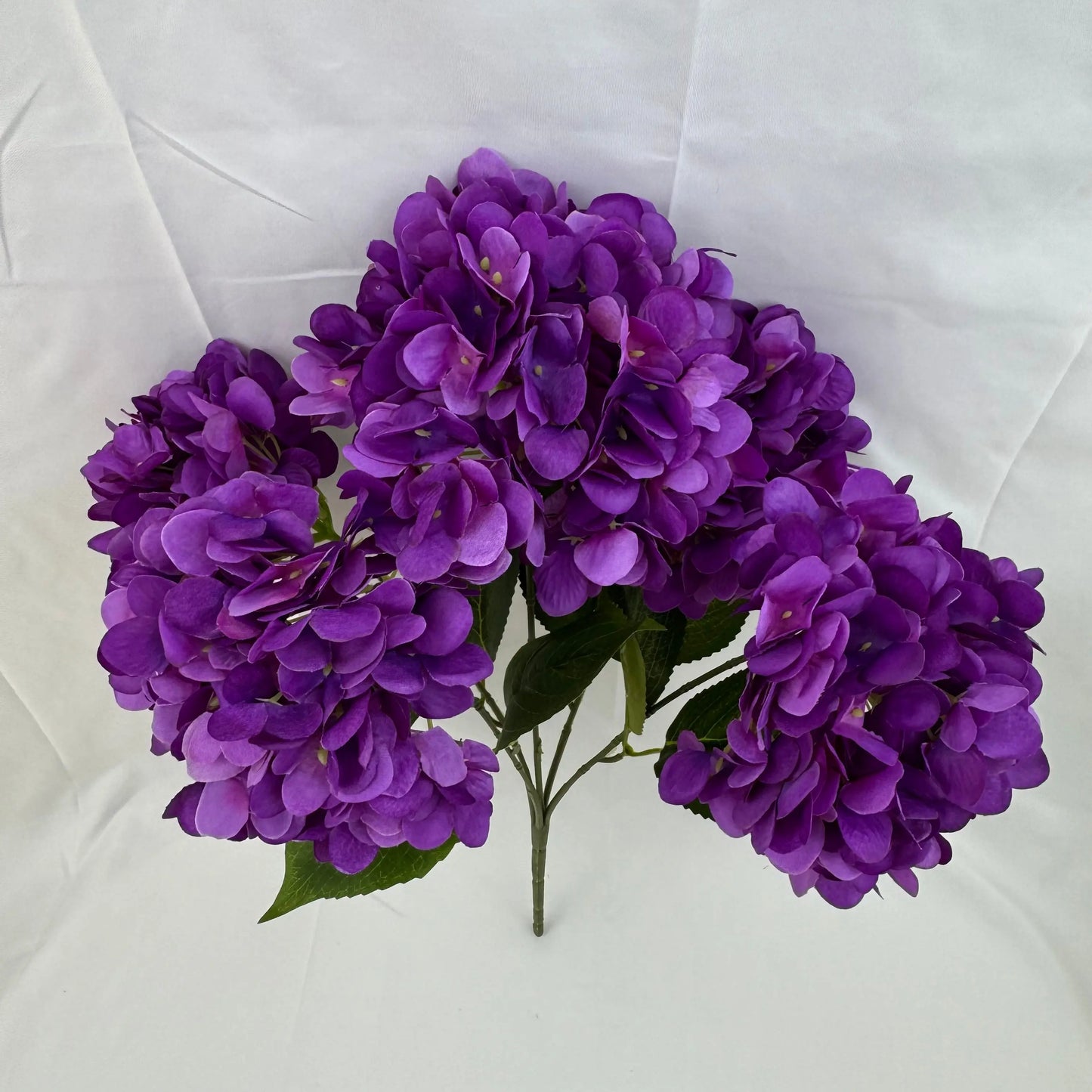 Purple Silk French Hydrangea Bush - 5 Heads RosesHQ.com