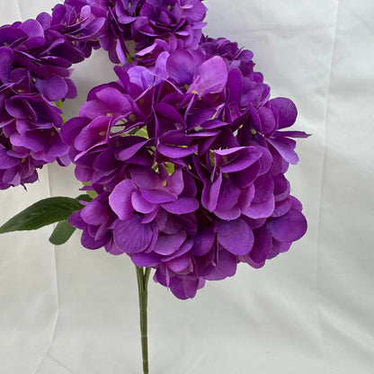 Purple Silk French Hydrangea Bush - 5 Heads RosesHQ.com